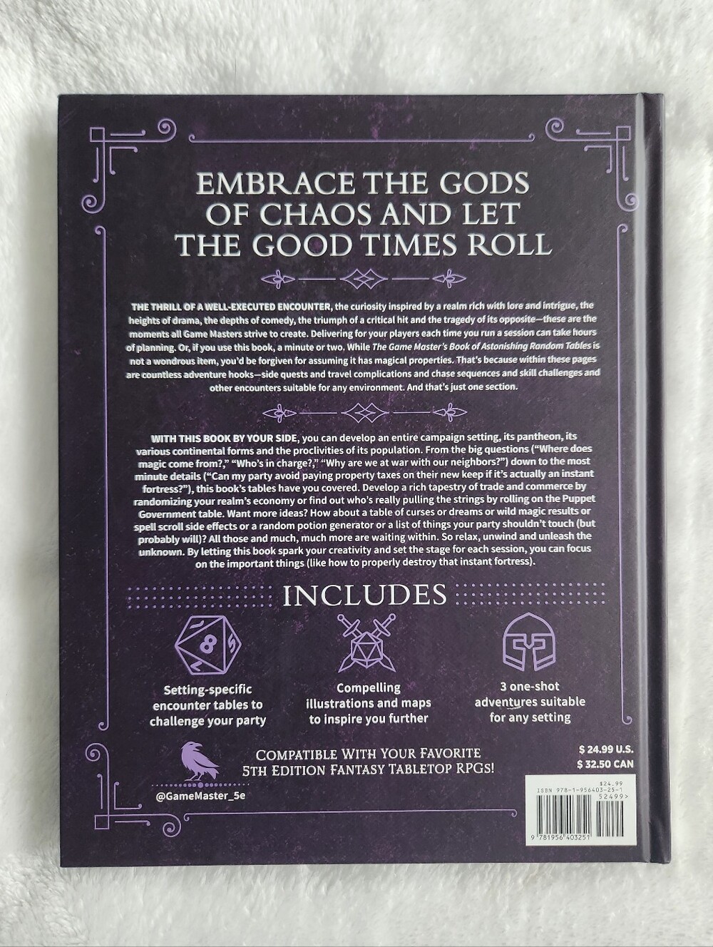 The Game Master’s Book of Astonishing Random Tables Dungeons And Dragons - Picture 2 of 7